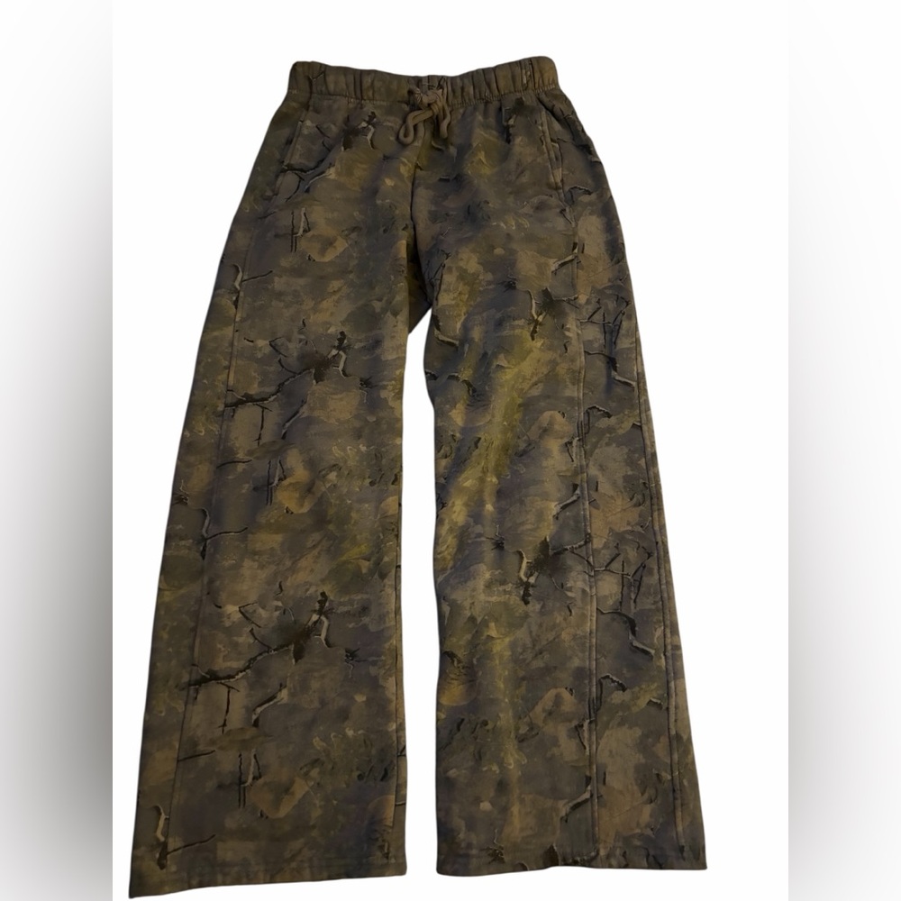 Garage Camouflage Wide Leg Pants
